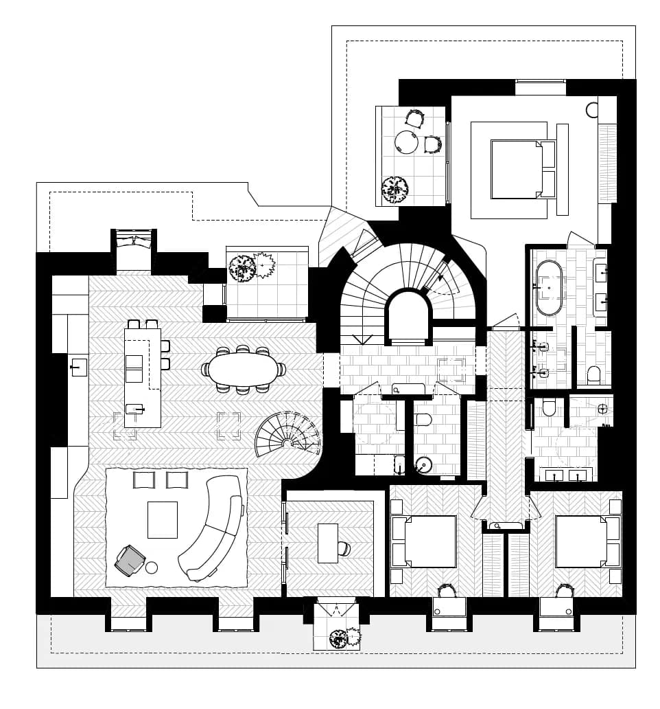 Floor plan for Skeppargatan 60