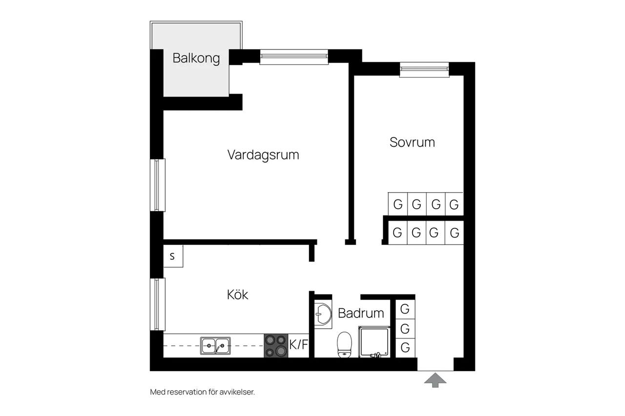Planritning för Rektorsgatan 3