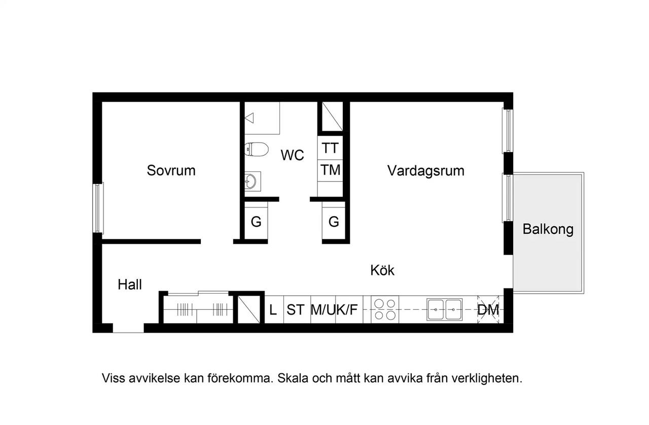 Floor plan for Lägatan 11a