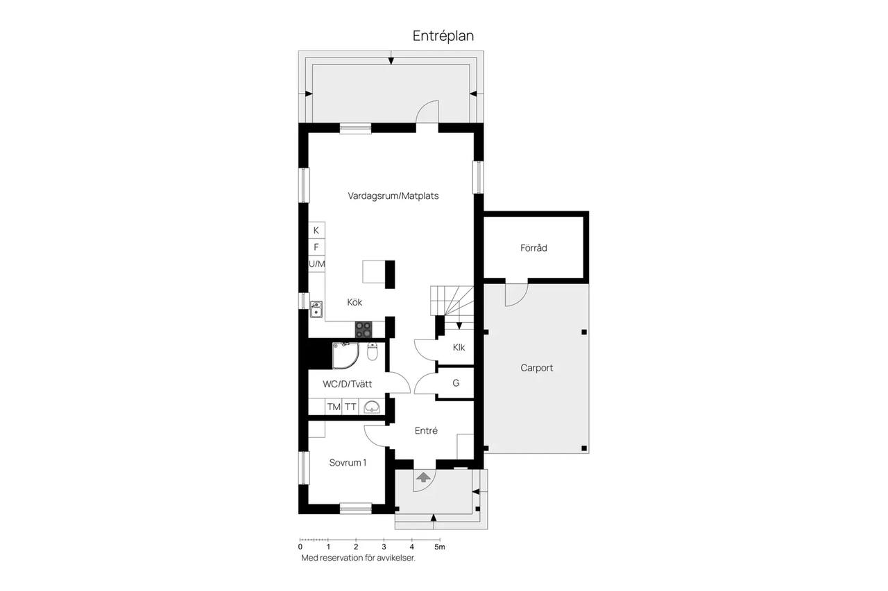 Floor plan for Lövsångarvägen 41