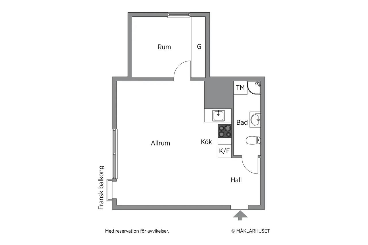Floor plan for Kullaskogsvägen 7