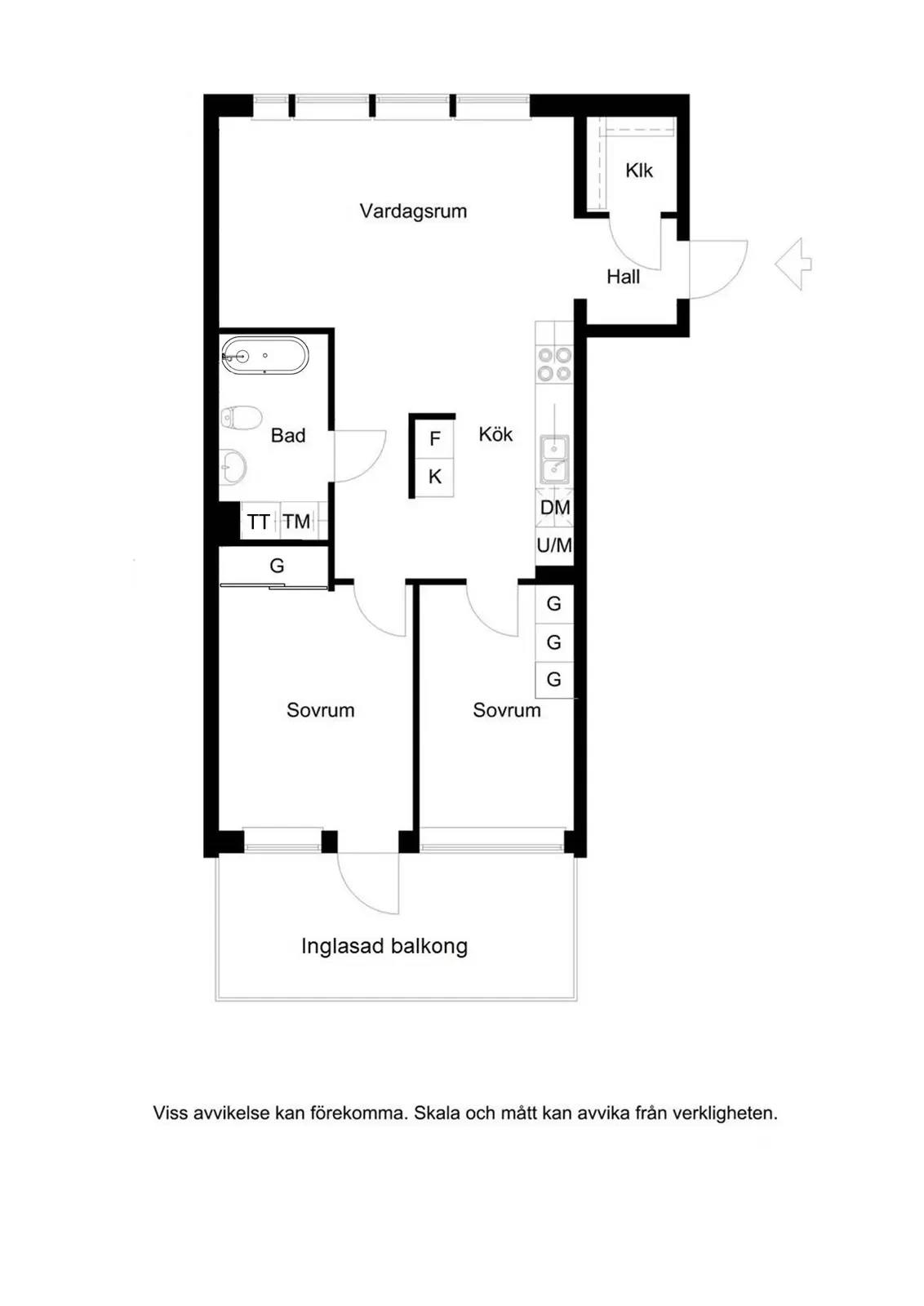 Planritning för Skärvstensgatan 12