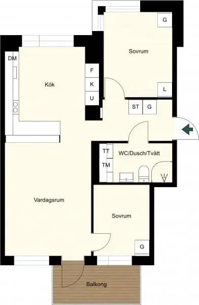 Floor plan for Ursviks allé 47