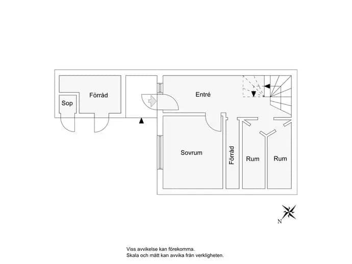 Floor plan for Romansvägen 44