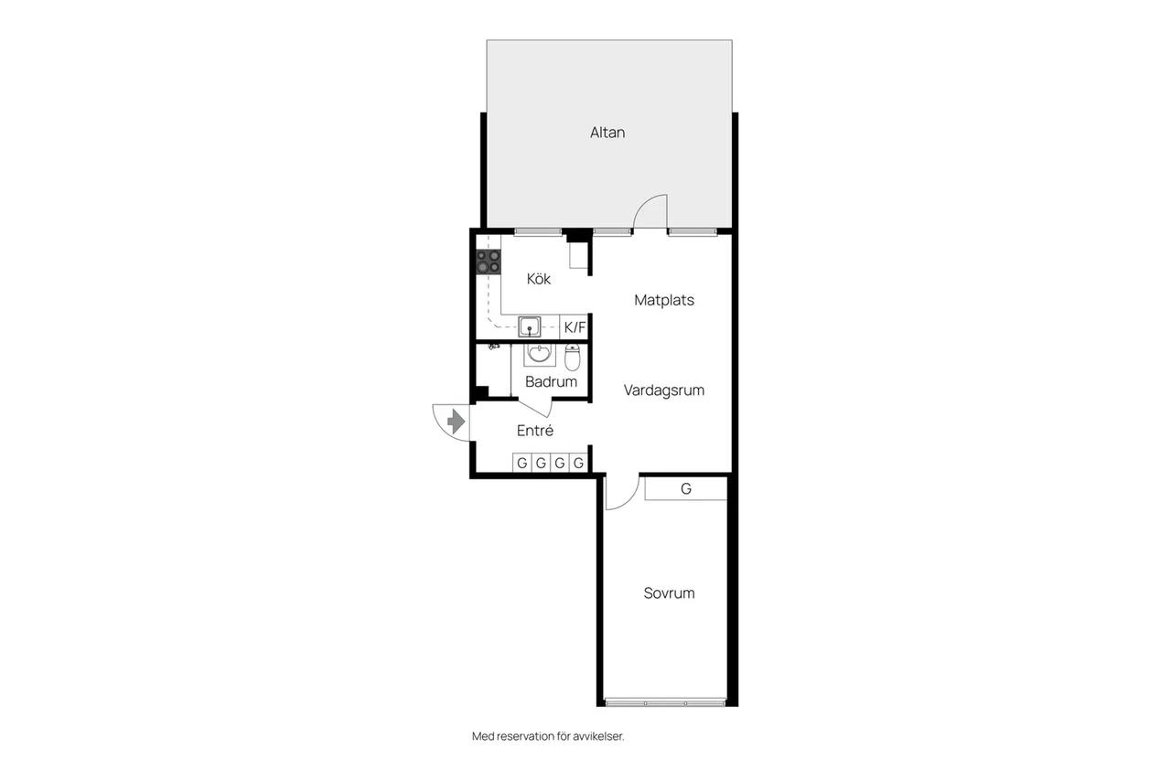Floor plan for Briljantgatan 84
