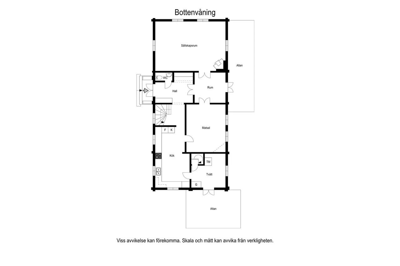 Floor plan for Strömbäck 338