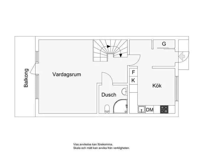 Planritning för Rondovägen 266
