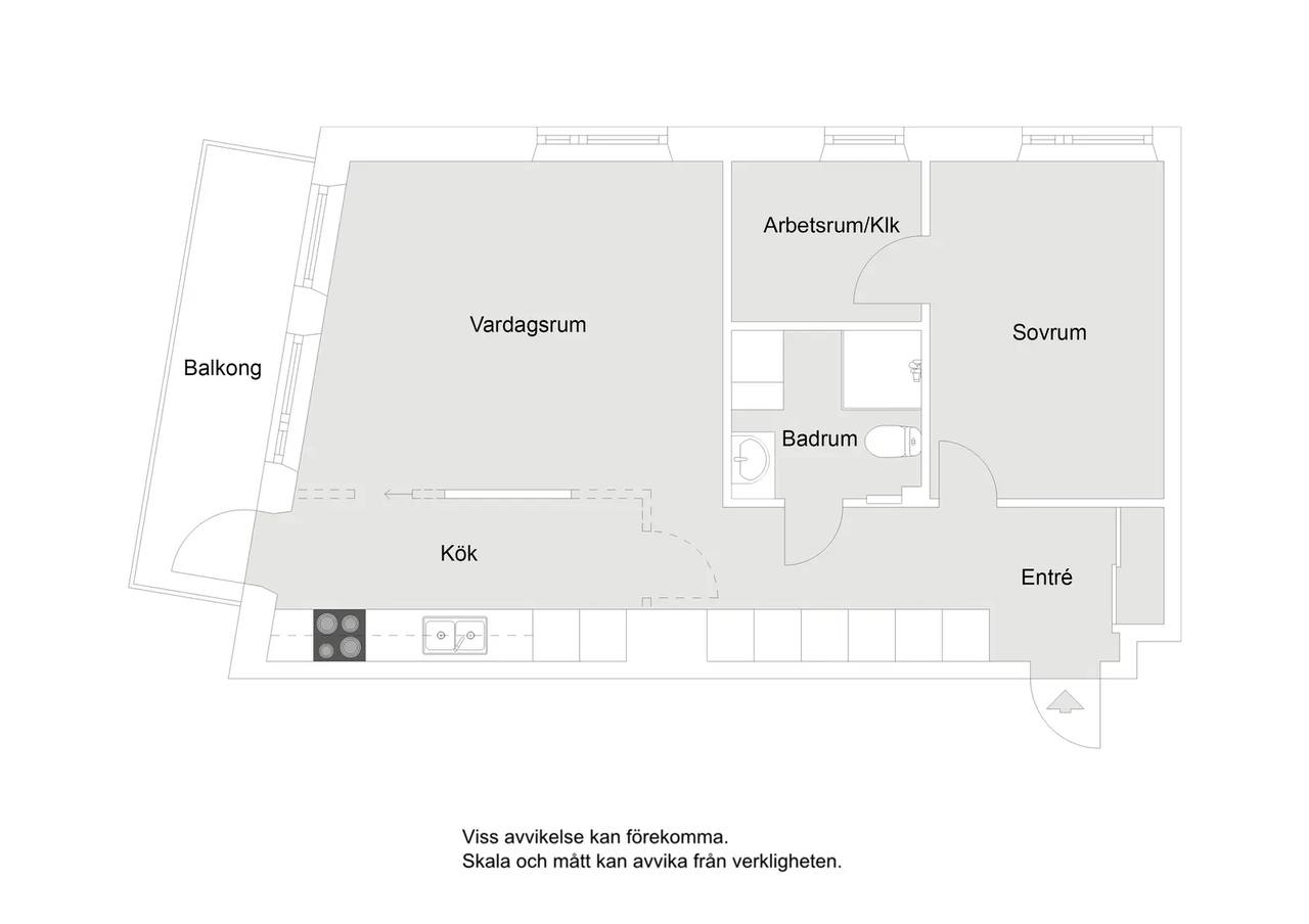 Planritning för Thorsten Levenstams Väg 11A