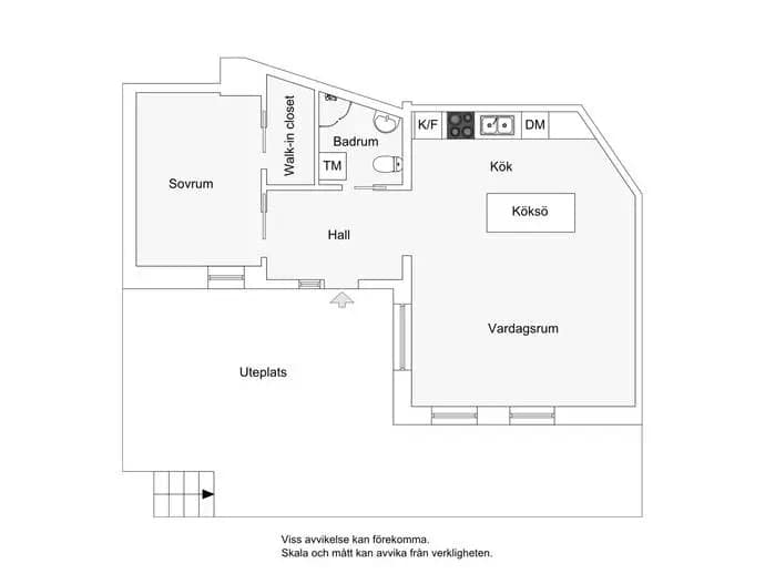 Floor plan for Sareksvägen 18