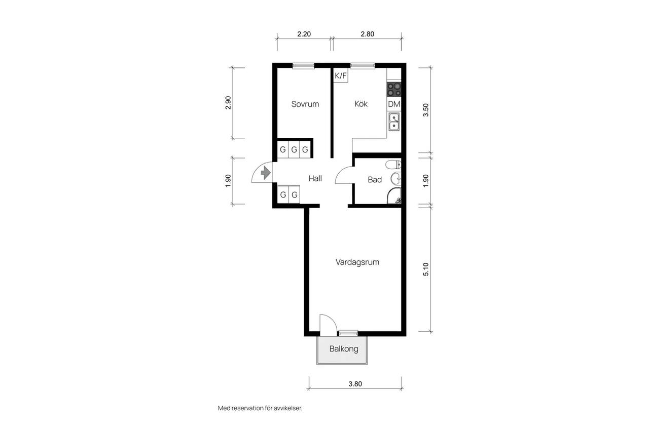 Planritning för Bjursätragatan 112