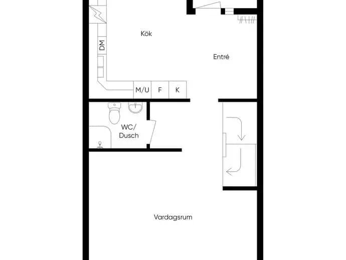 Floor plan for Axel Swartlings gata 142