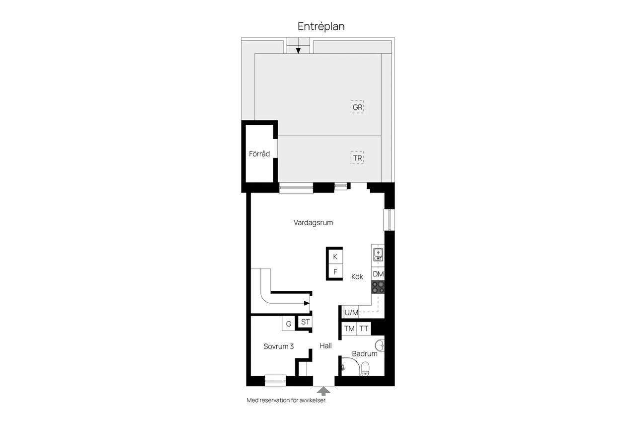 Planritning för Havsgatan 55