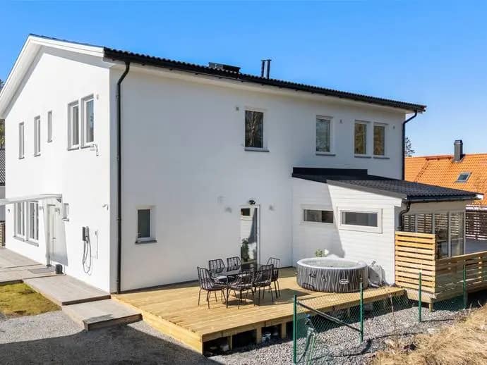 Planritning för Milavägen 33A