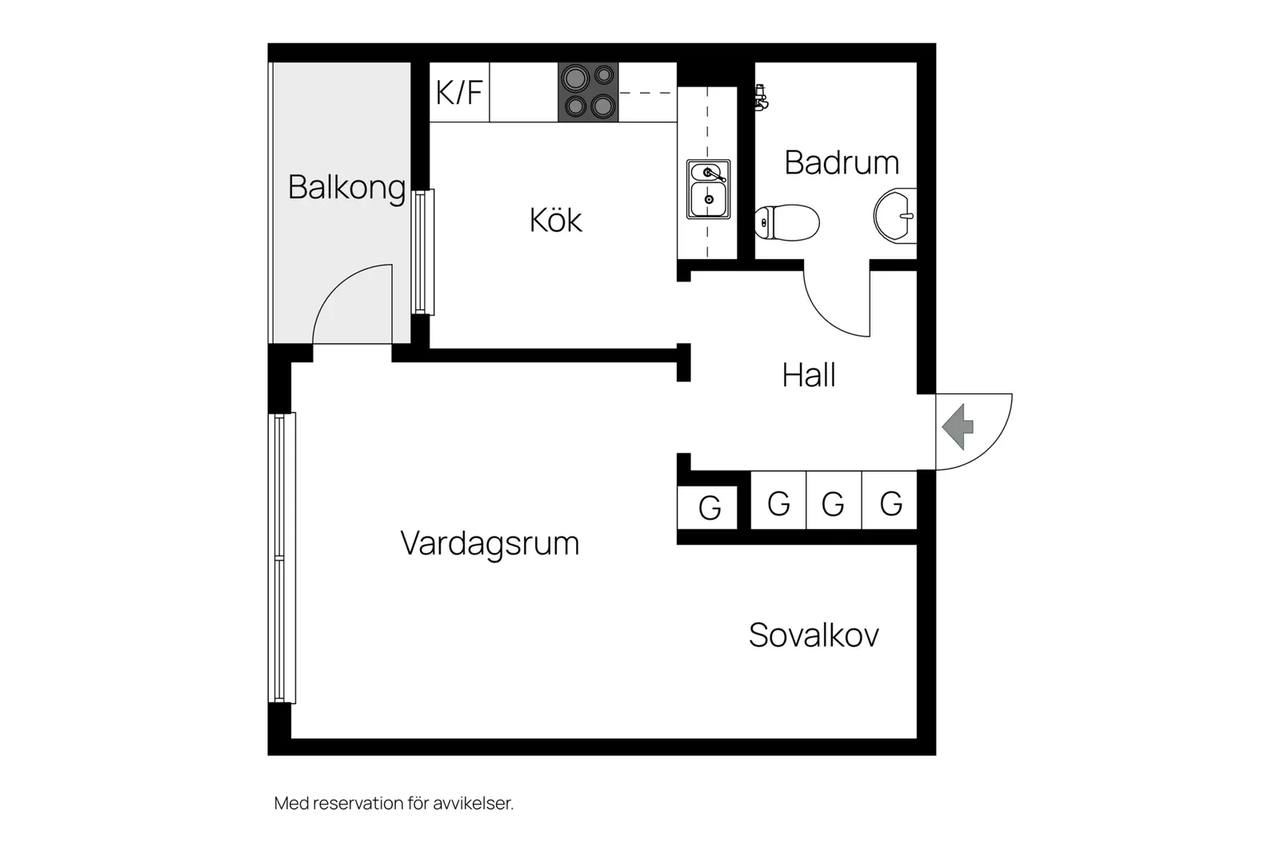 Planritning för Viktor Rydbergsgatan 31