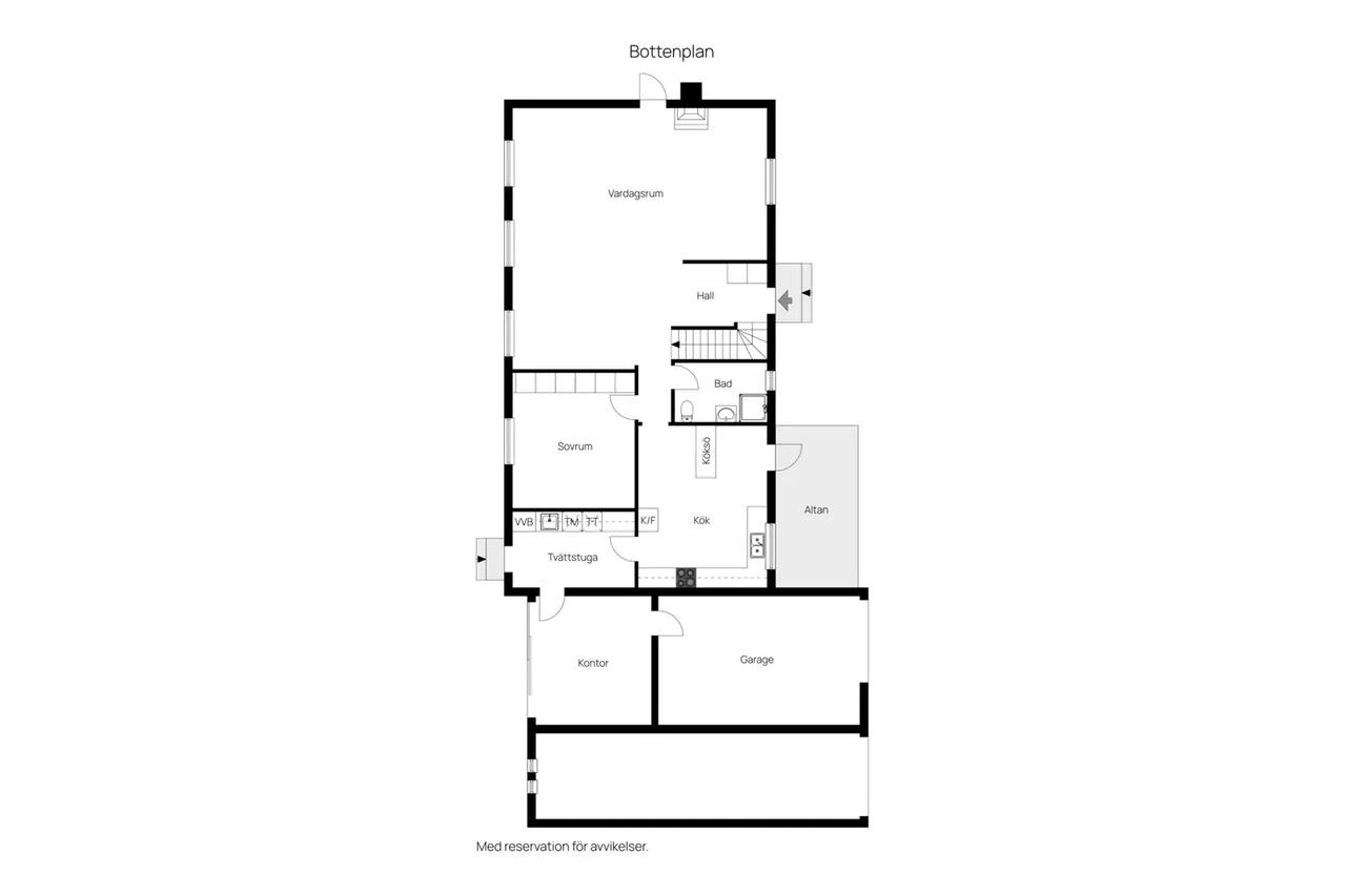 Floor plan for Granetorpsvägen 42