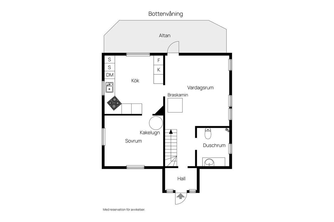 Planritning för Herlitzgatan 4