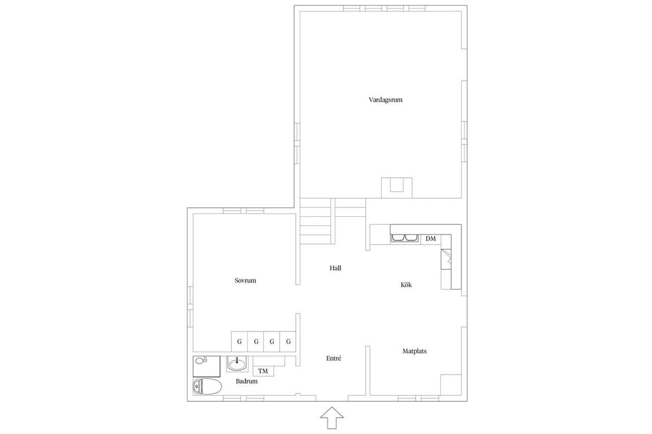 Floor plan for Hamra Norrgårde 301
