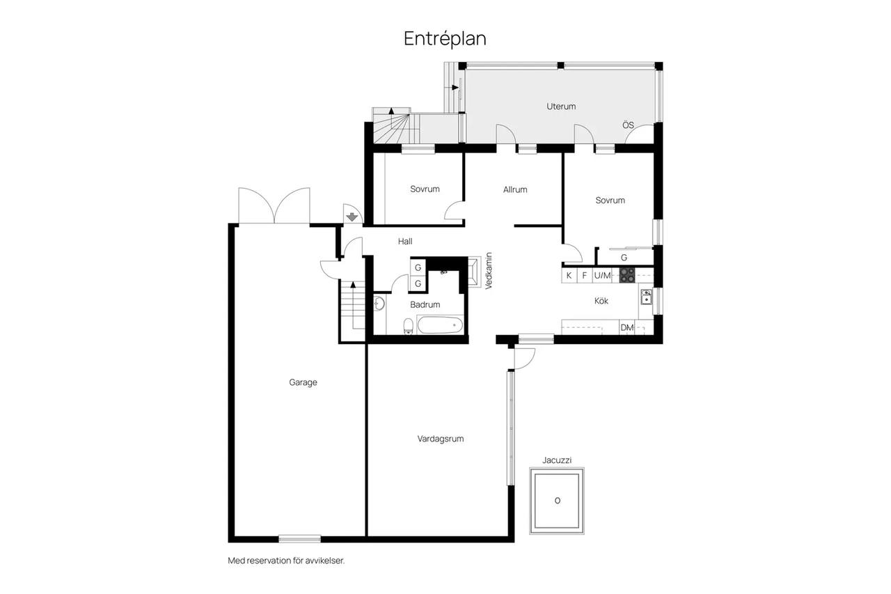 Floor plan for Peter Johans väg 23
