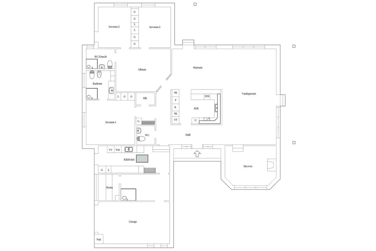 Planritning för Rovdjursgatan 15