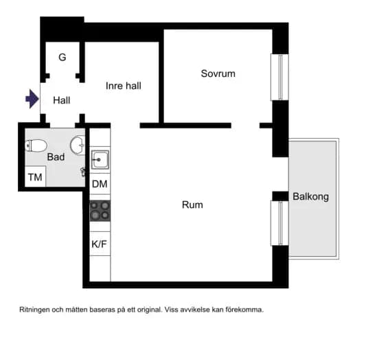 Planritning för Förrådsgatan 4