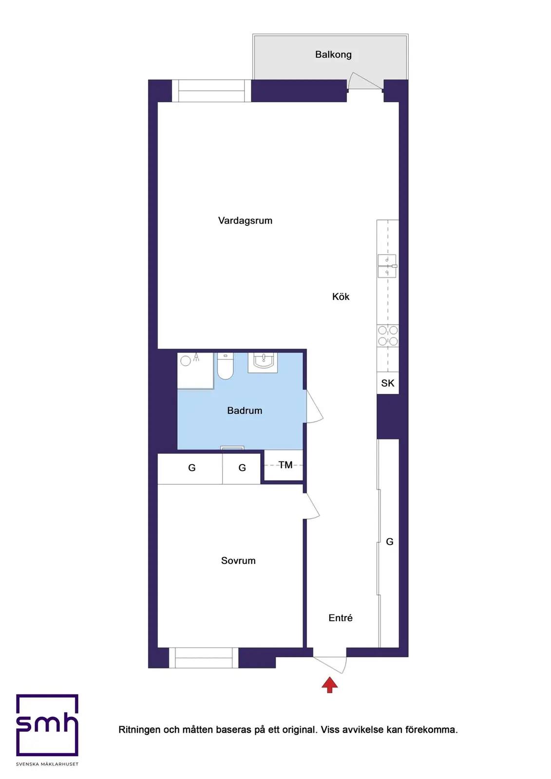 Floor plan for Fribordsgränd 5