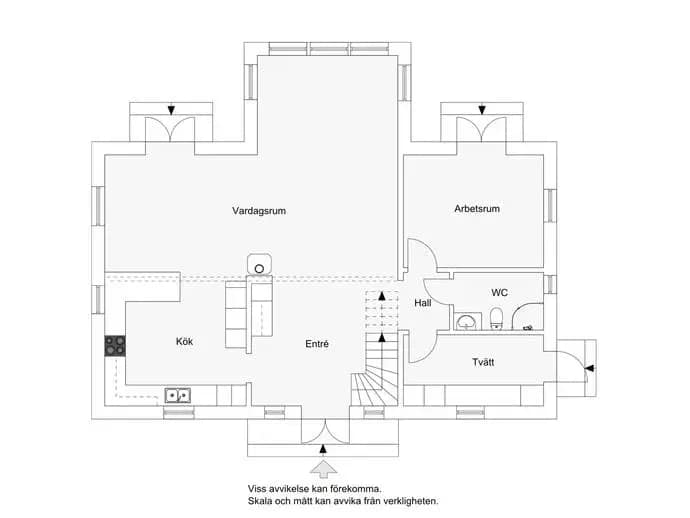 Floor plan for Kolarslingan 14
