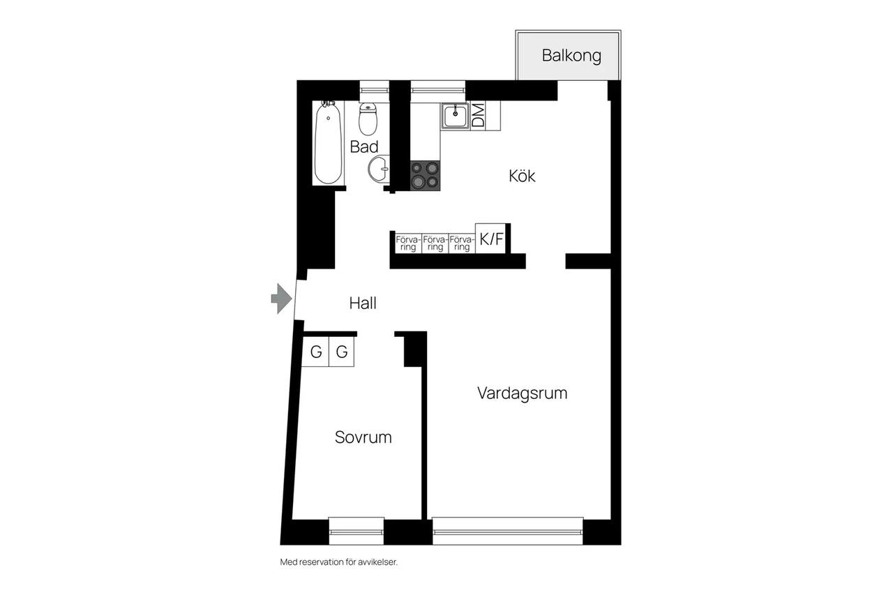 Planritning för Nathorstvägen 23