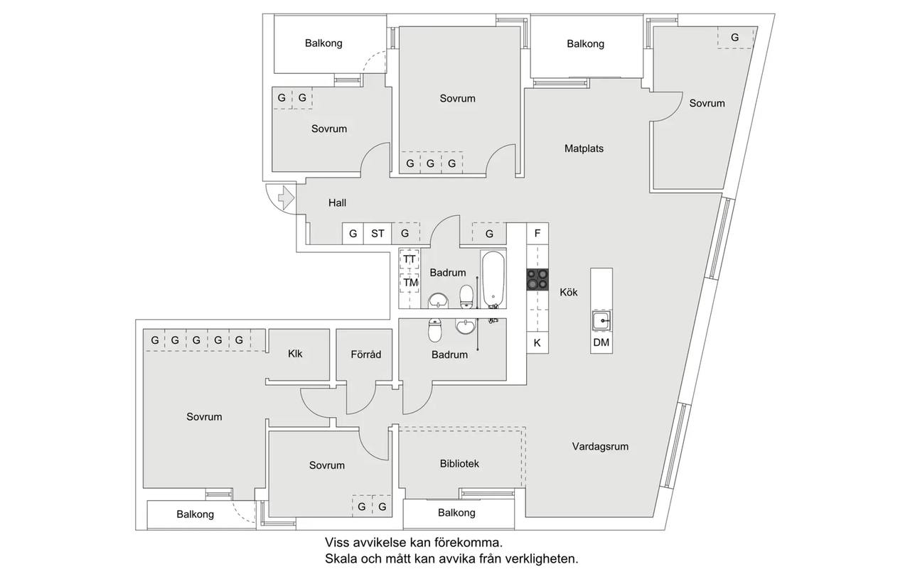 Floor plan for Sjöfartsgatan 10, 4tr