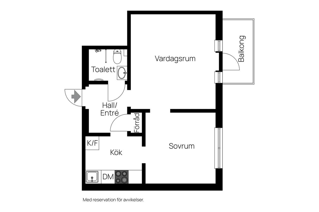 Floor plan for Döbelnsgatan 3