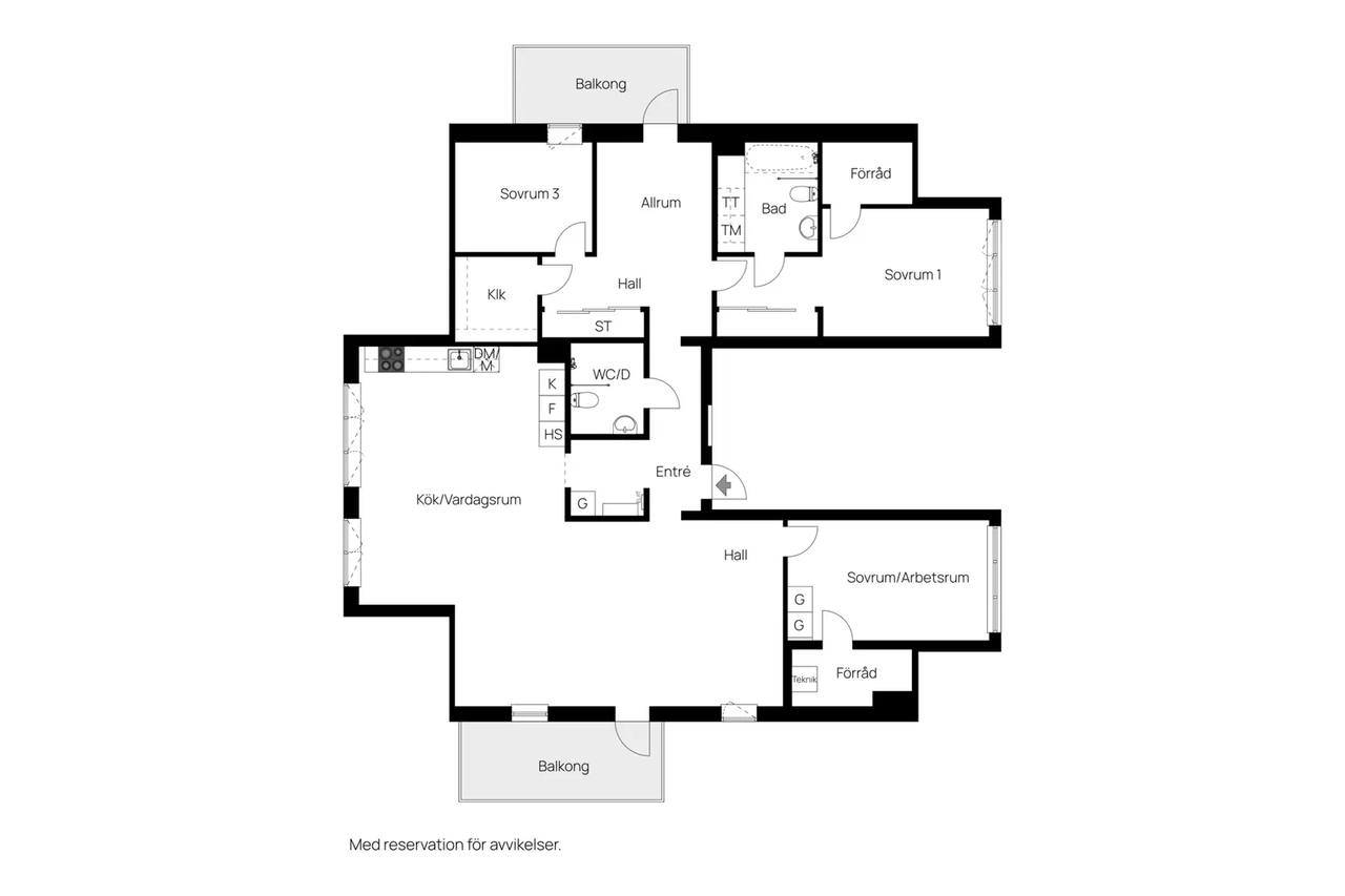 Floor plan for Lägerhöjdsgatan 21