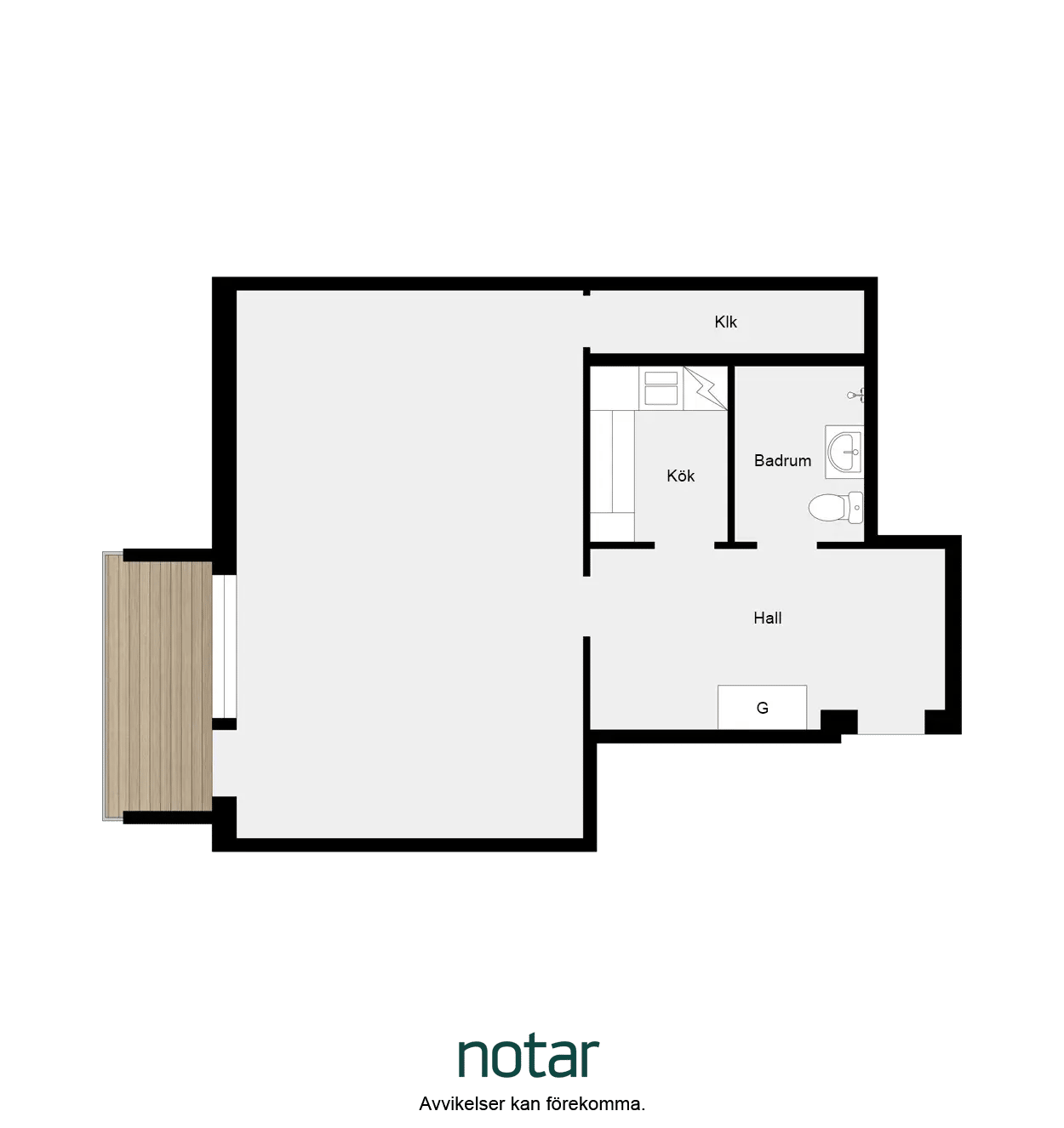 Floor plan for Filippavägen 4A
