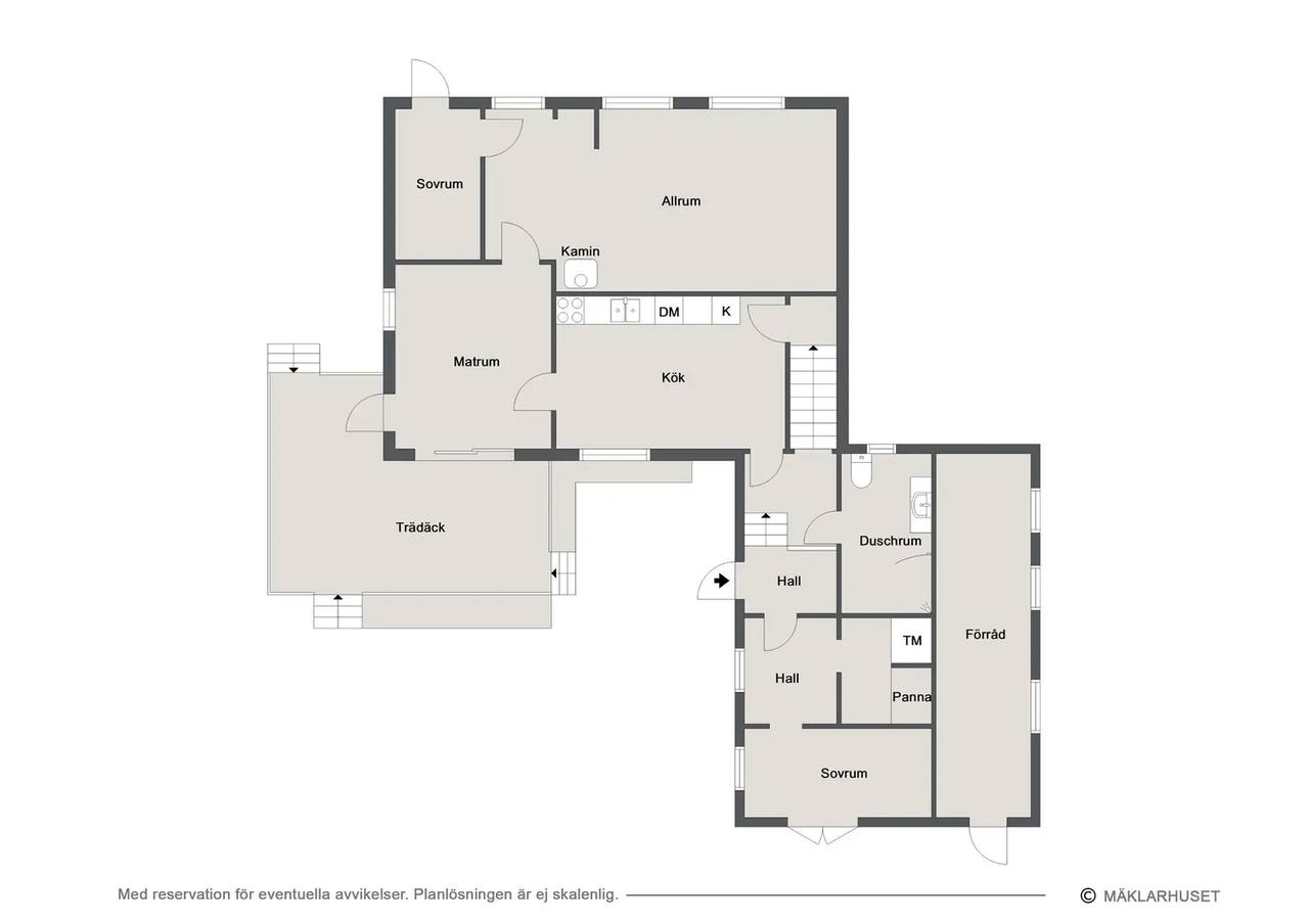 Floor plan for Herman Nils väg 4