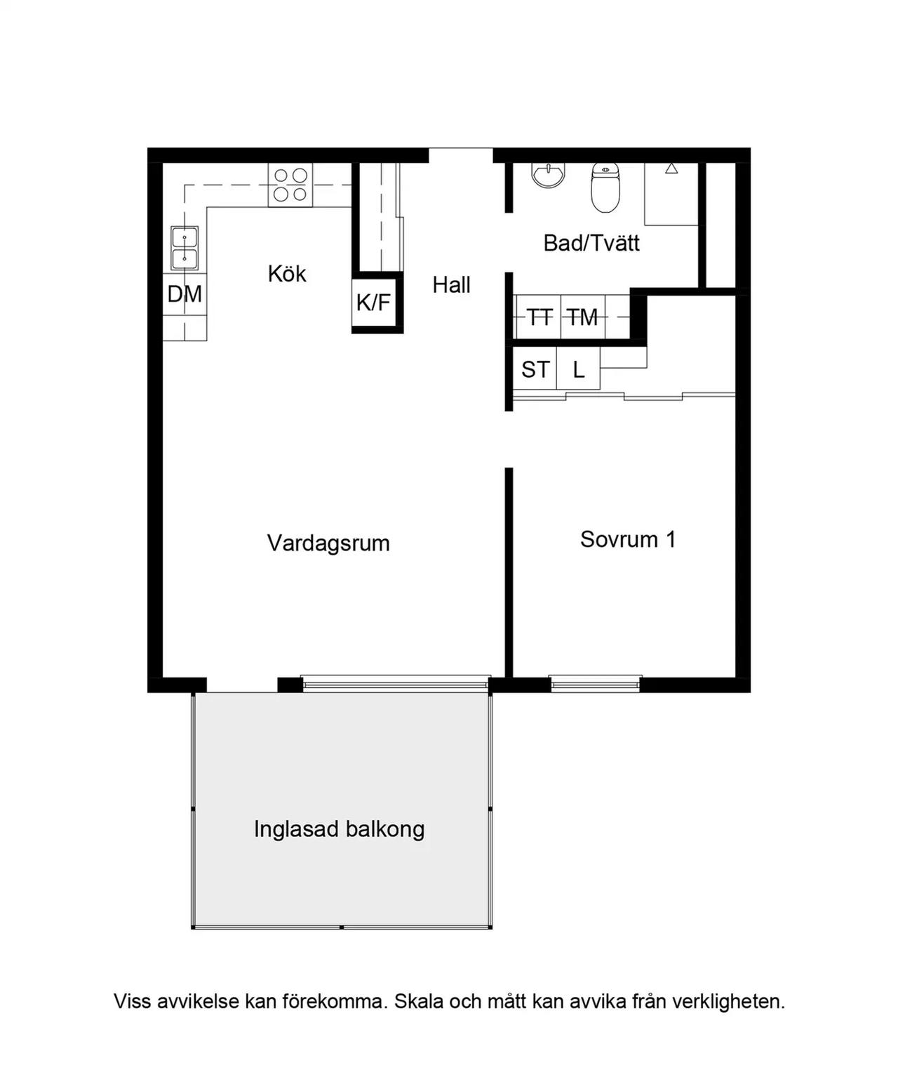 Planritning för Övägen 6c