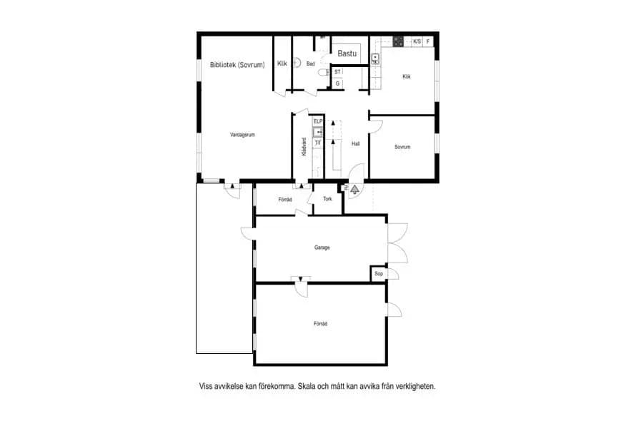 Planritning för Ramvägen 37