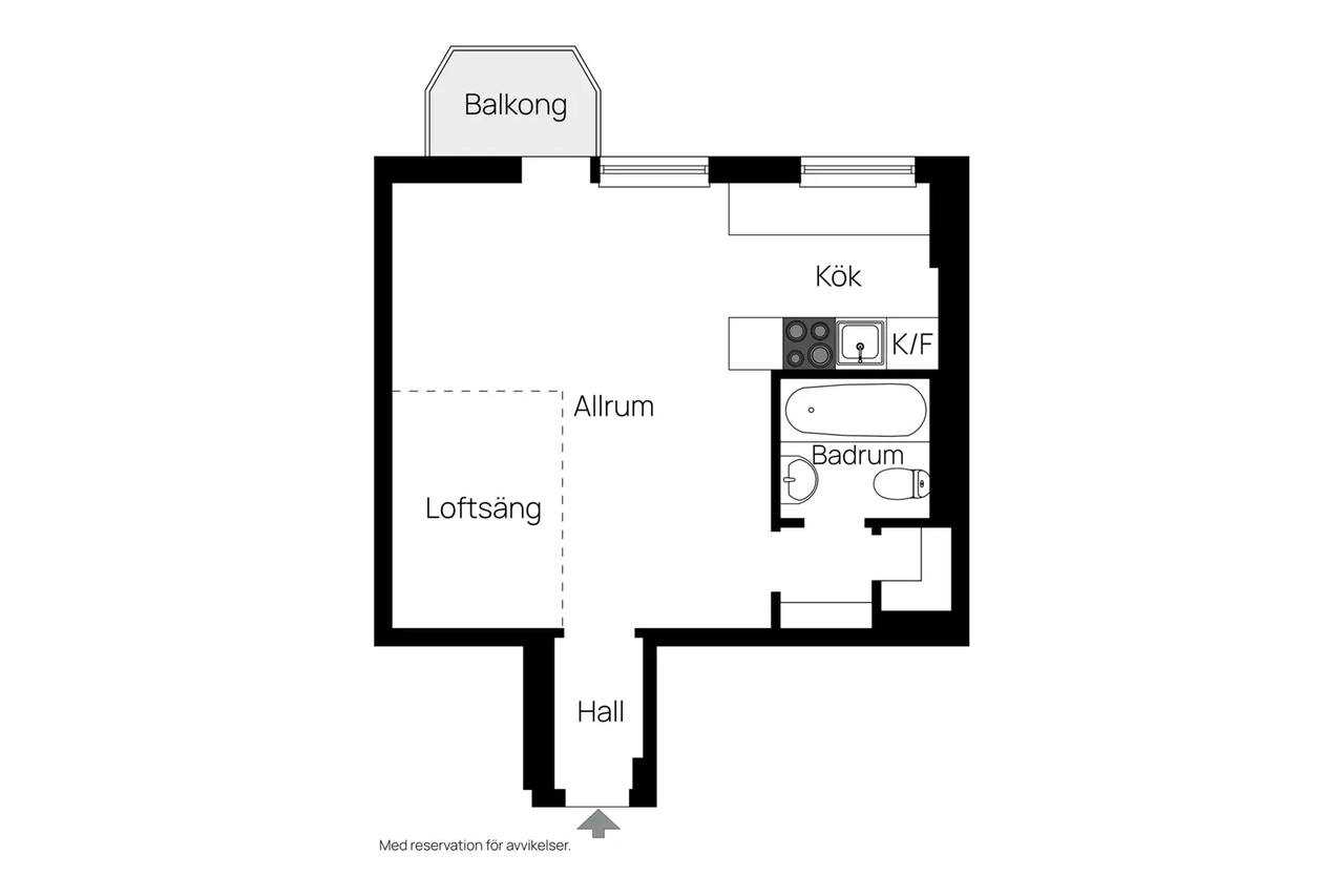 Floor plan for Hästholmsvägen 10