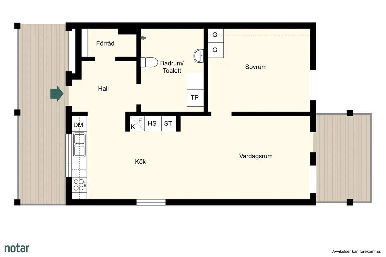 Planritning för Sagoslingan 3B