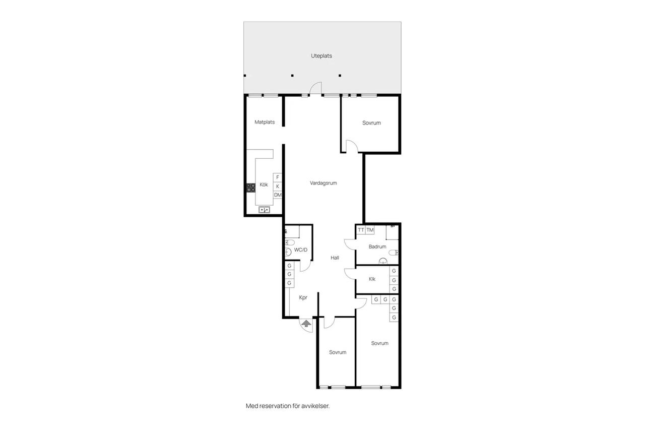 Floor plan for Hasselbacken 18