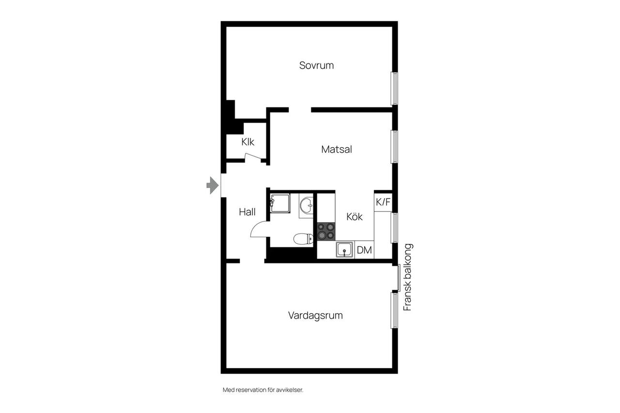Floor plan for Eskadervägen 10