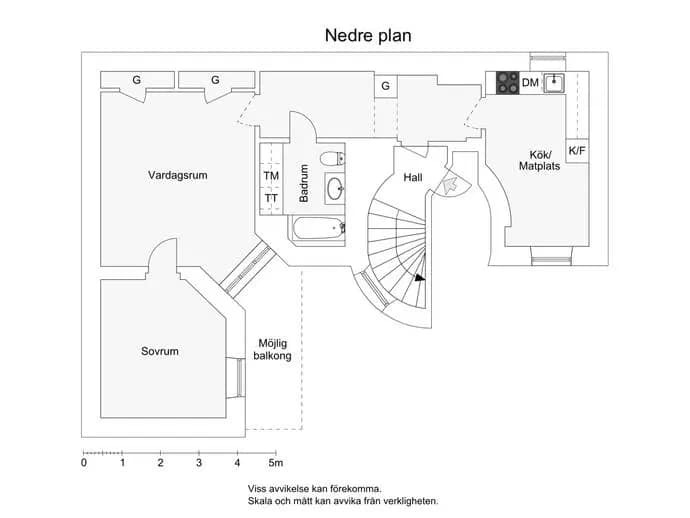 Floor plan for Gotlandsgatan 68A, 3+4 tr