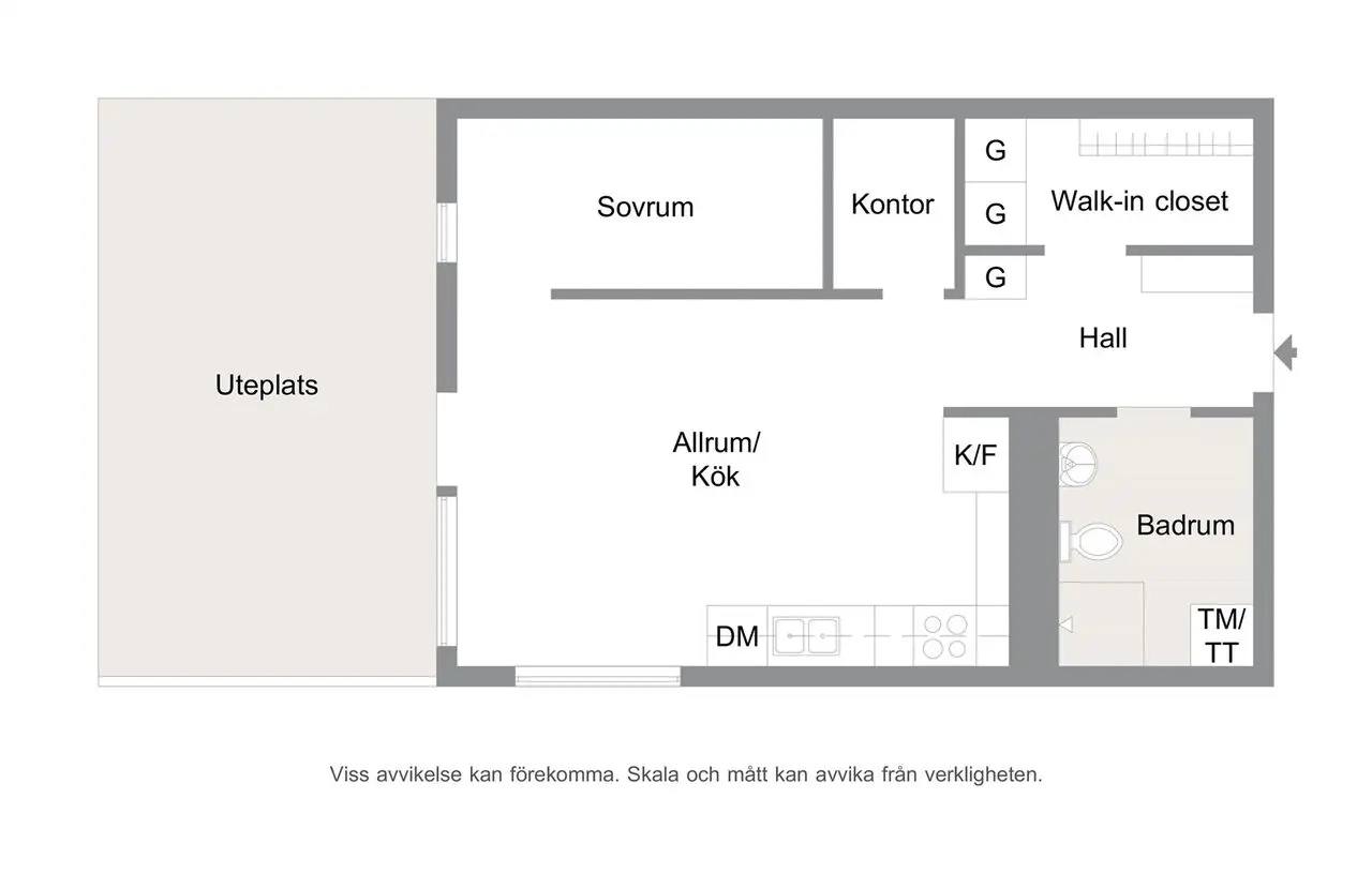 Floor plan for Sadelmakarebyn 2D