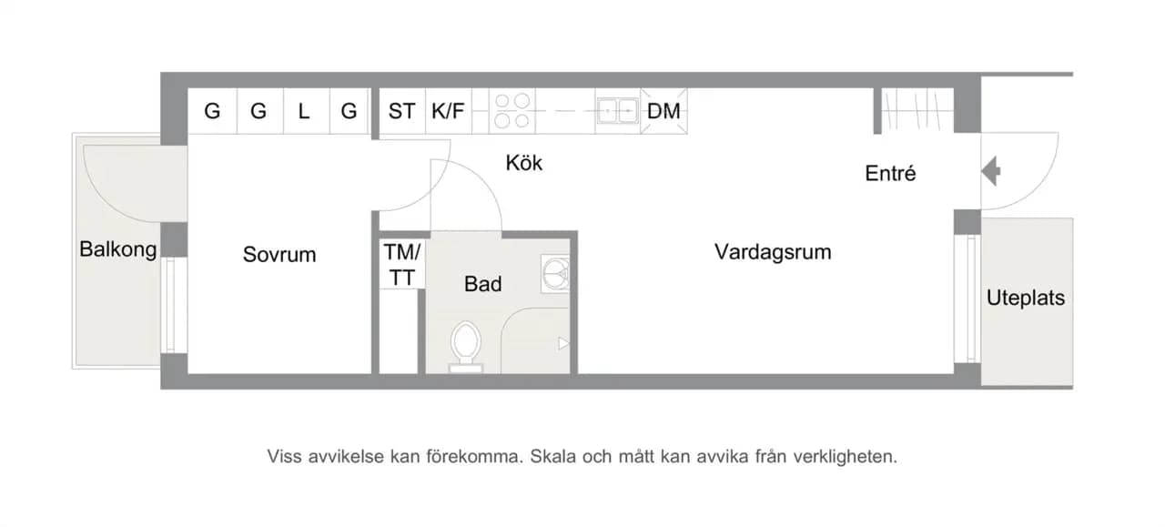 Floor plan for Kostergränd 5A