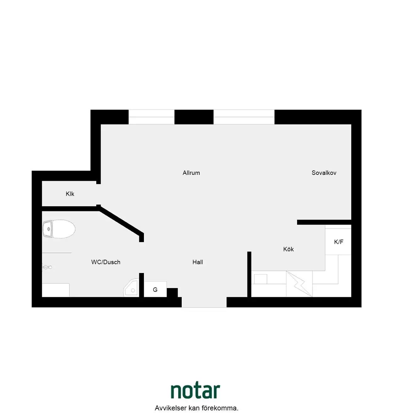 Floor plan for Bryggvägen 4