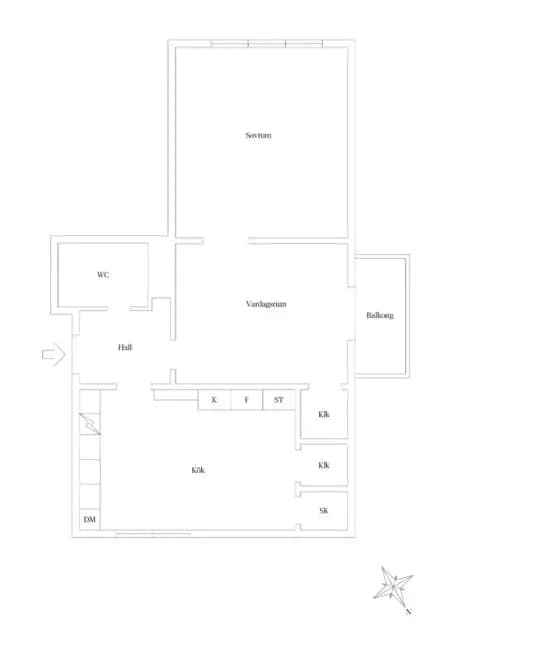 Planritning för Stigbergsgatan 31A