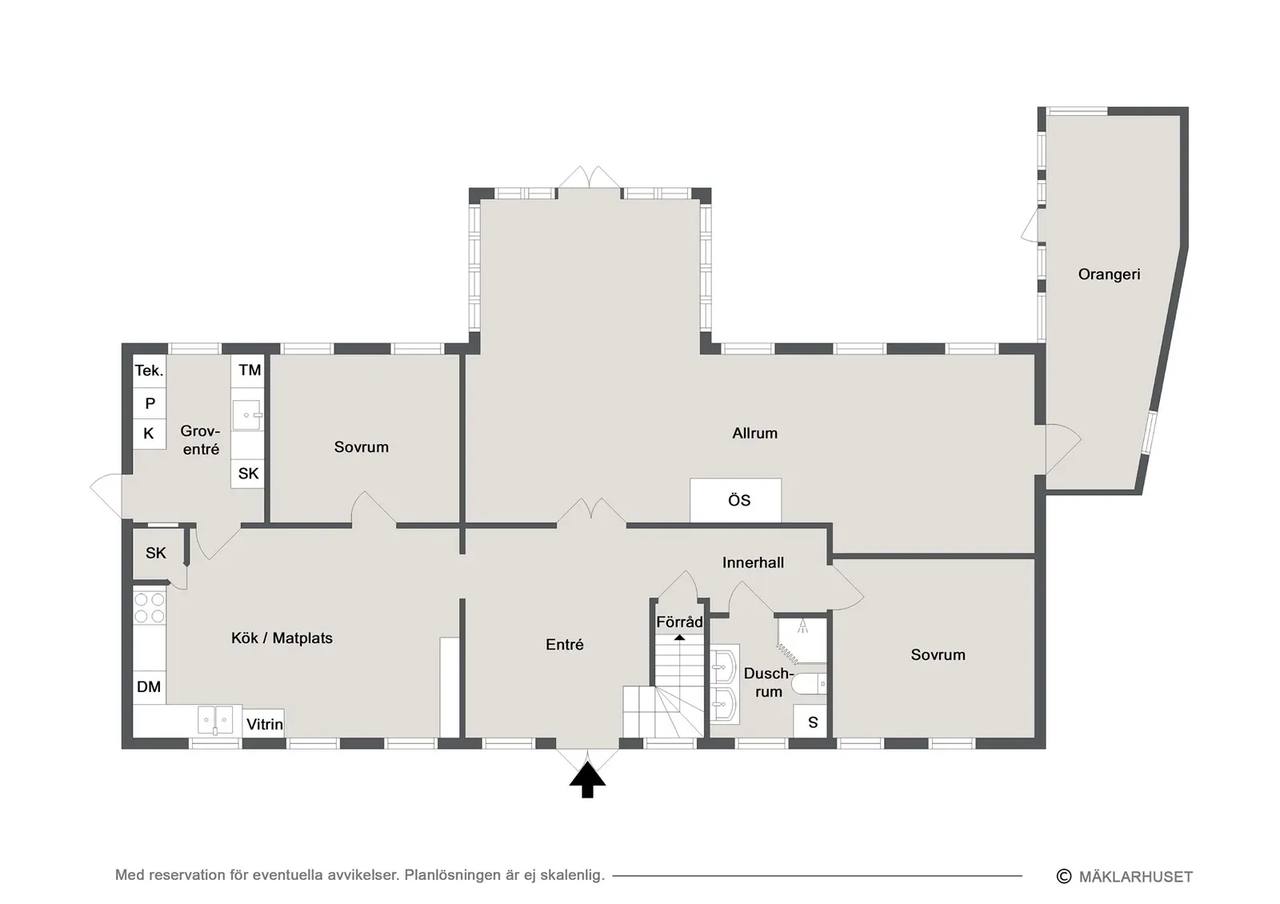Floor plan for Holmåkravägen 2