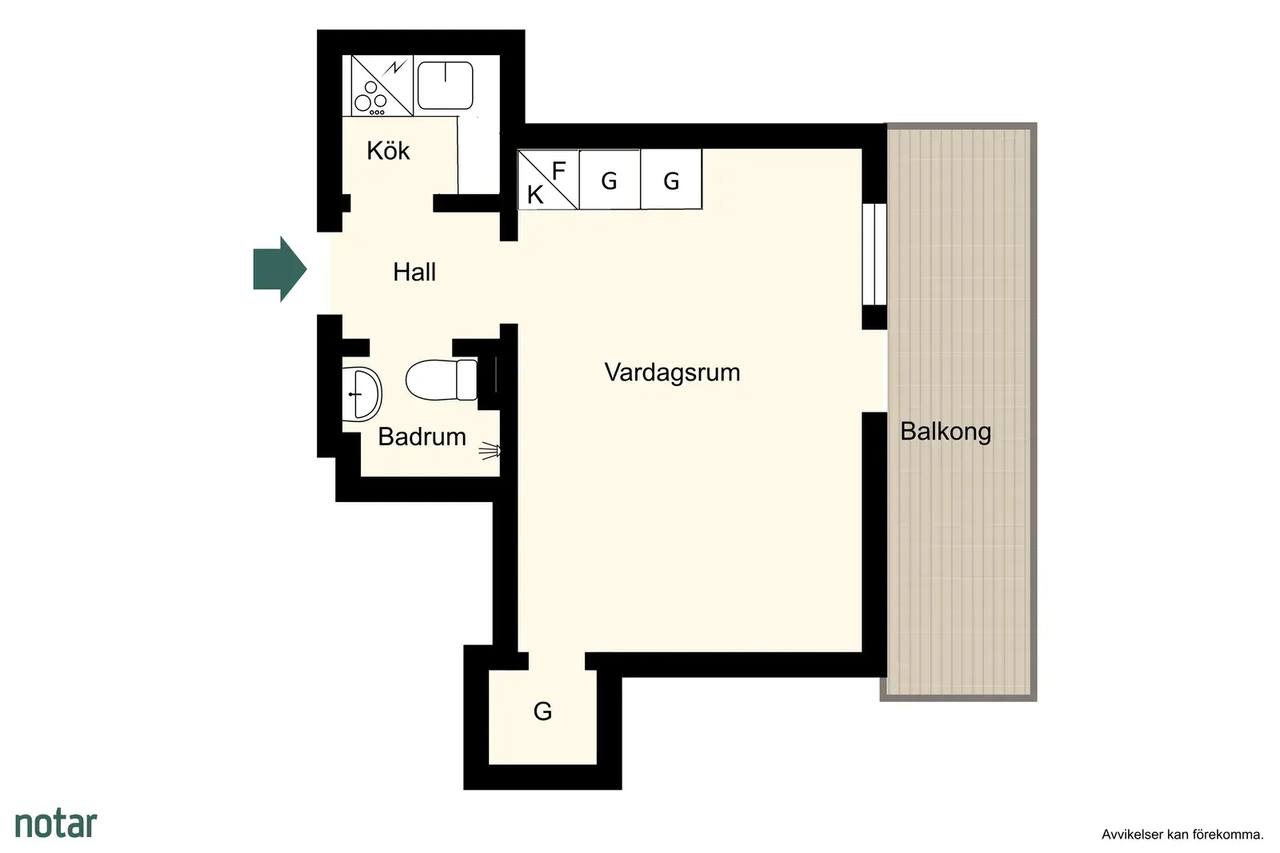 Planritning för Fågelsången 4
