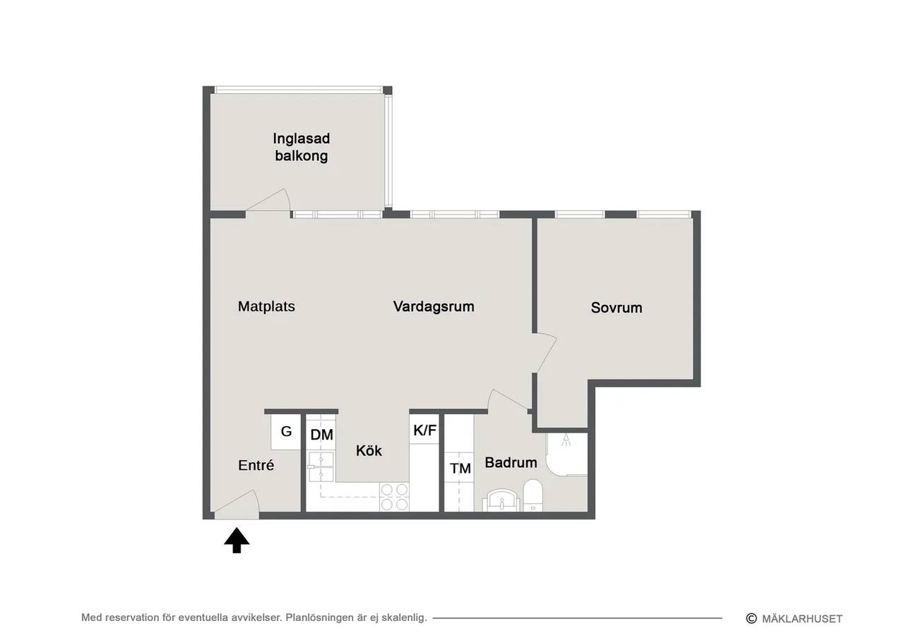 Floor plan for Kurirgatan 31