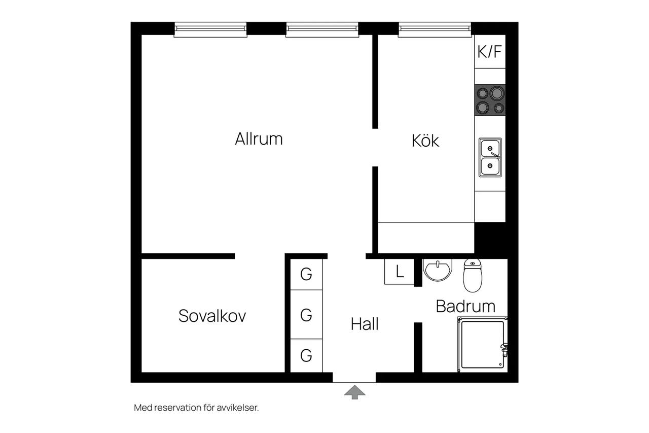 Floor plan for Legendvägen 7