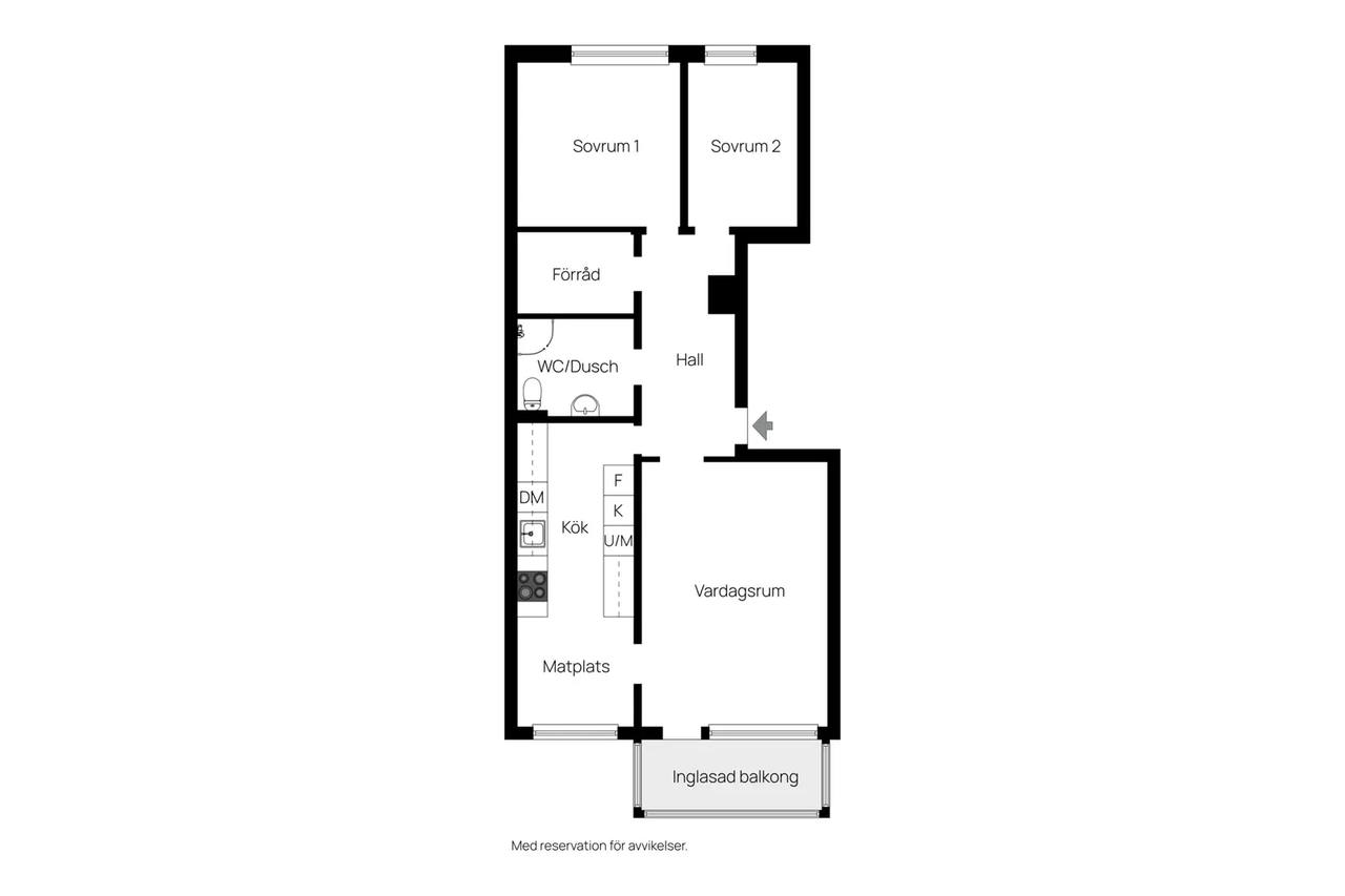 Floor plan for Pilvägen 90