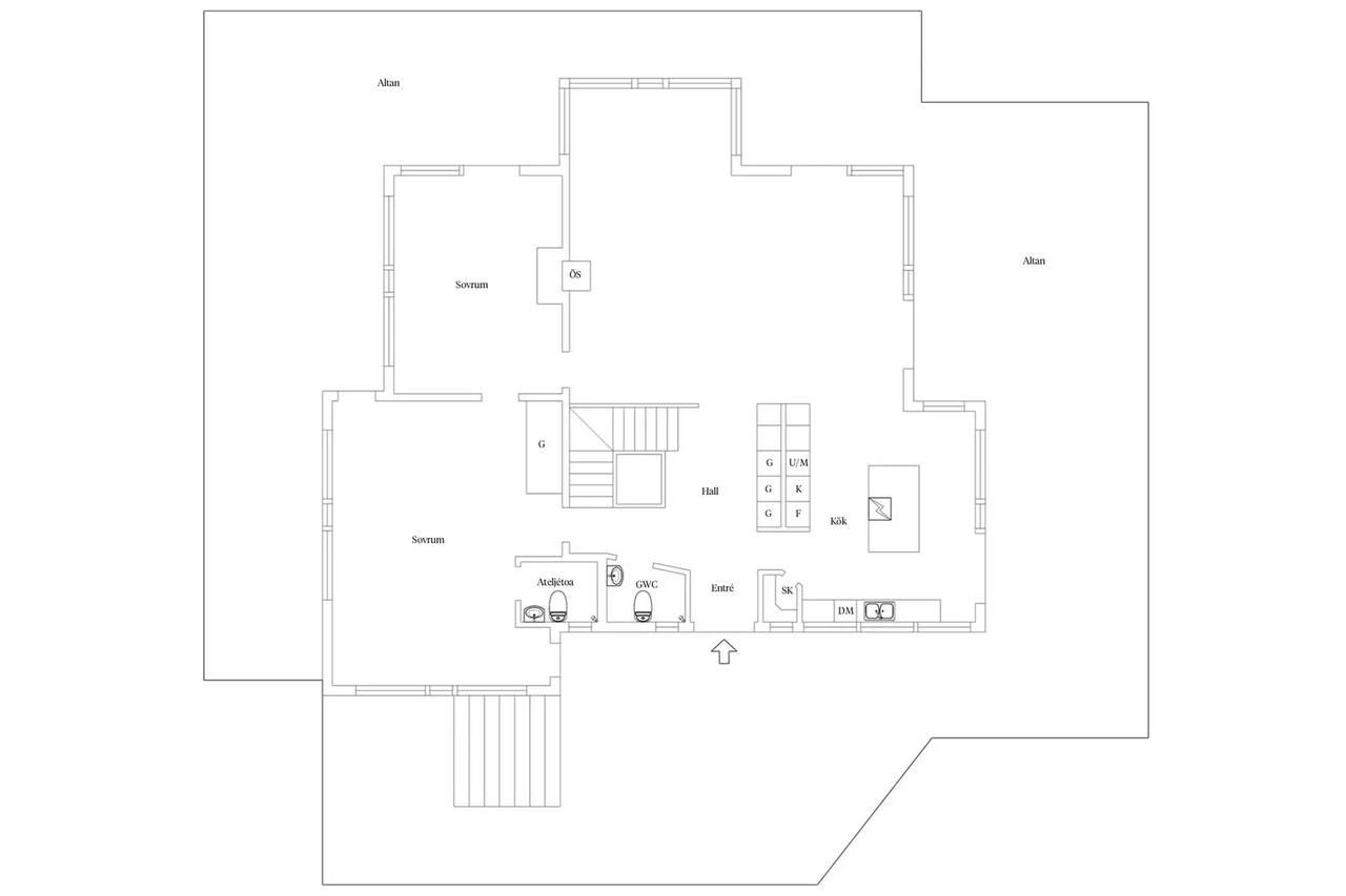 Planritning för Björbergshalsen 6 & 8