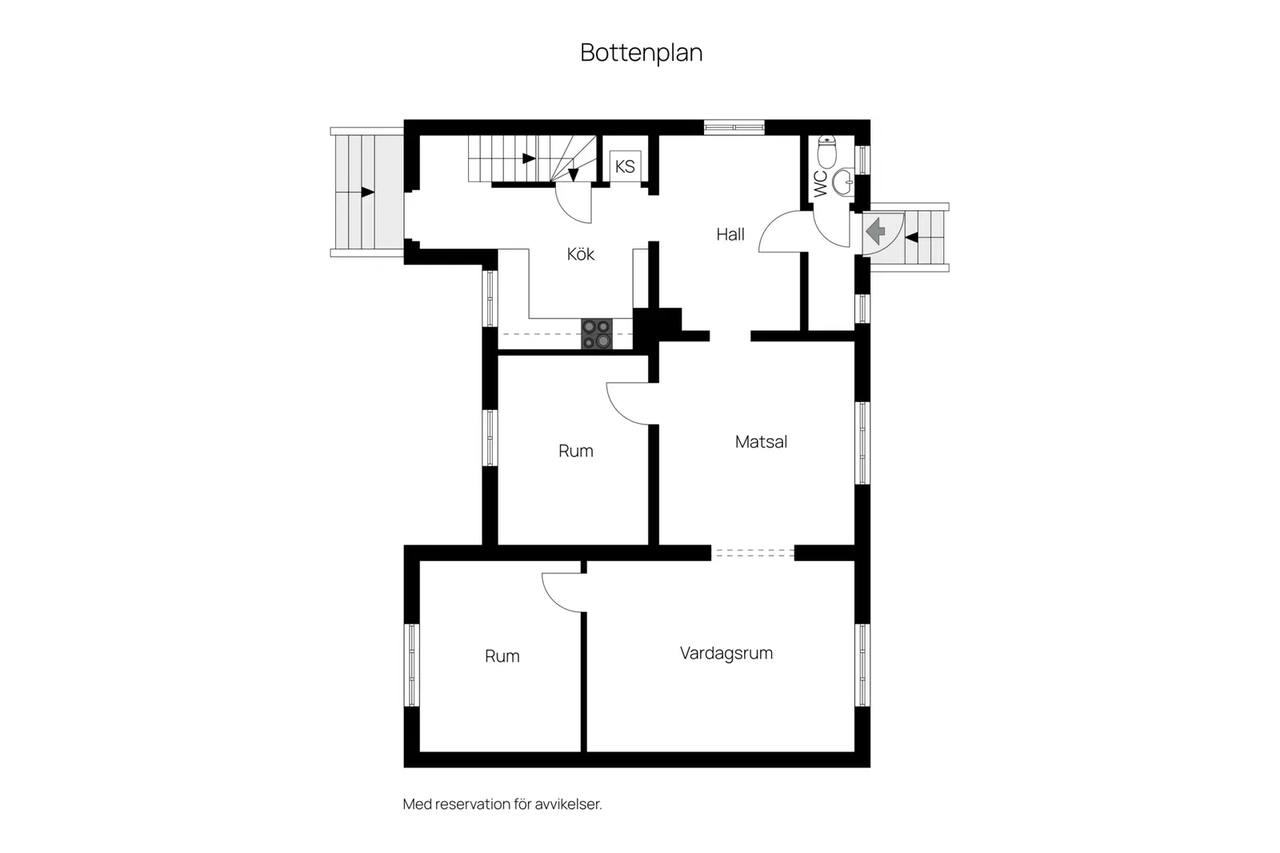 Floor plan for Lerbergsvägen 40